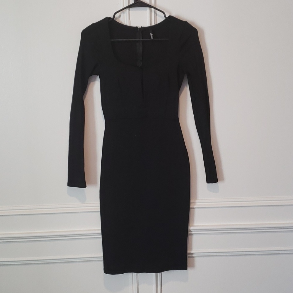 Lulus long sleeve fitted dress